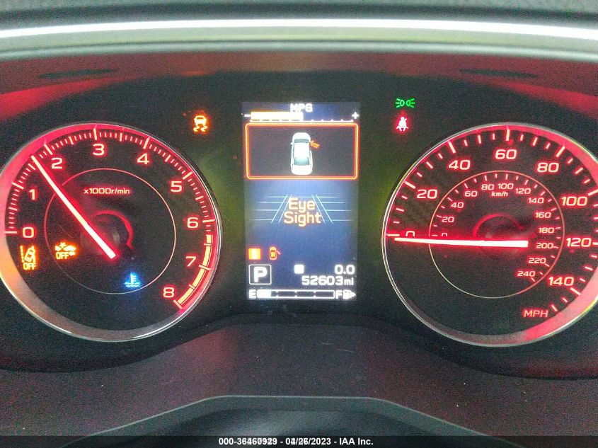 2019 SUBARU IMPREZA SPORT 4S3GTAM62K3748499
