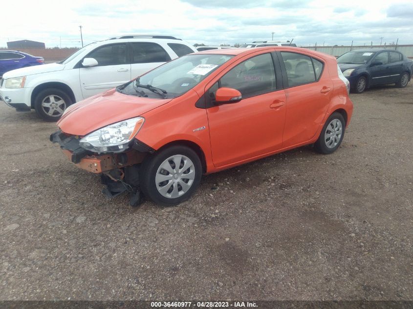 2013 TOYOTA PRIUS C ONE/TWO/THREE/FOUR - JTDKDTB30D1049057