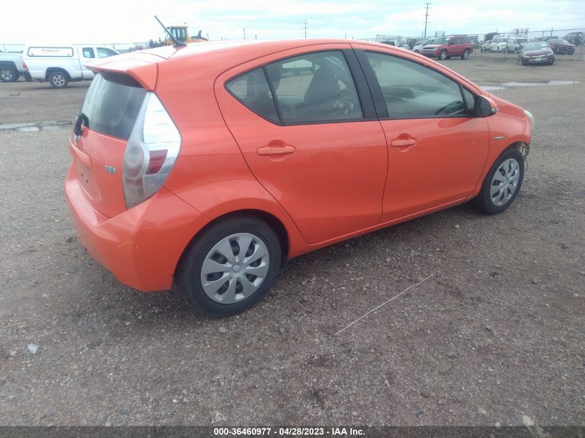 2013 TOYOTA PRIUS C ONE/TWO/THREE/FOUR - JTDKDTB30D1049057