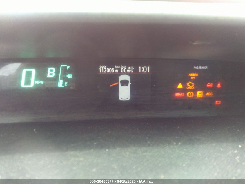 2013 TOYOTA PRIUS C ONE/TWO/THREE/FOUR - JTDKDTB30D1049057