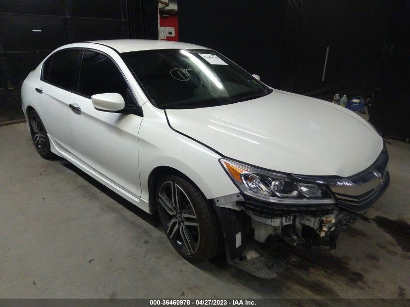 2017 HONDA ACCORD SEDAN SPORT - 1HGCR2F50HA172411