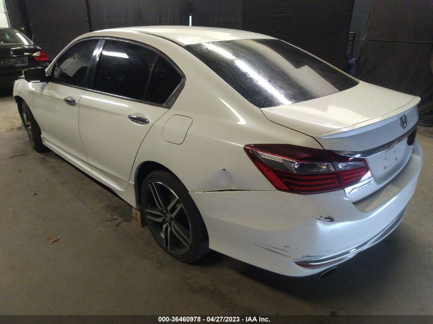 2017 HONDA ACCORD SEDAN SPORT - 1HGCR2F50HA172411