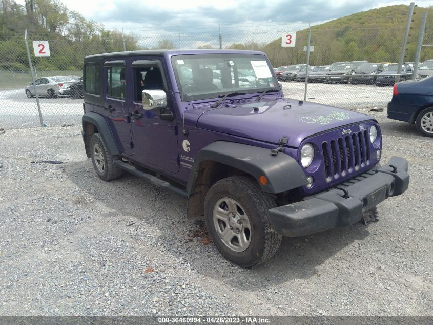 2017 JEEP WRANGLER UNLIMITED SPORT RHD - 1C4BJWKG8HL735919