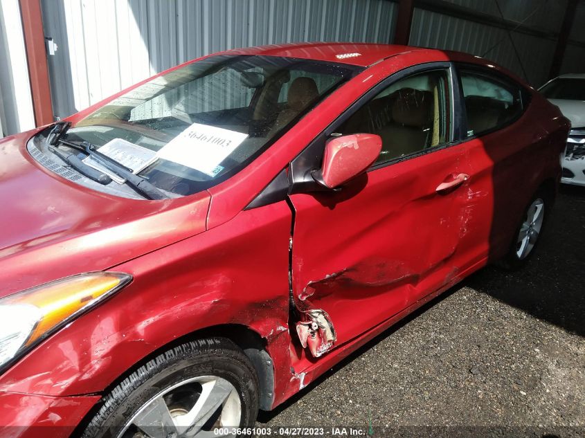 2013 HYUNDAI ELANTRA GLS PZEV - KMHDH4AE3DU751809