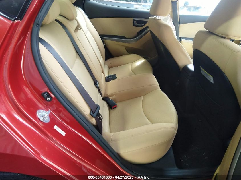 2013 HYUNDAI ELANTRA GLS PZEV - KMHDH4AE3DU751809