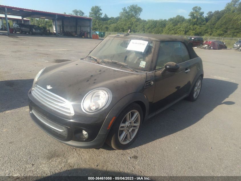 2013 MINI COOPER CONVERTIBLE - WMWZN3C51DT266100