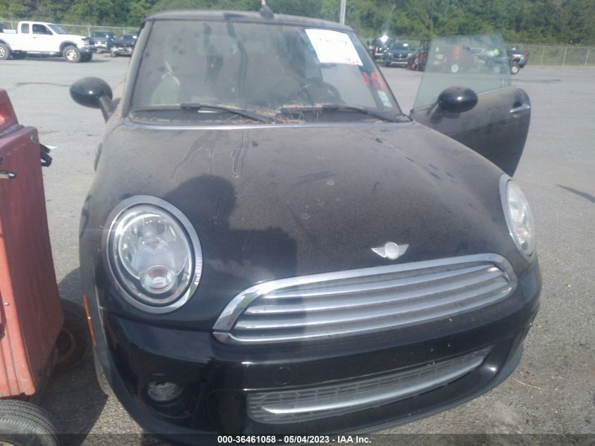 2013 MINI COOPER CONVERTIBLE - WMWZN3C51DT266100