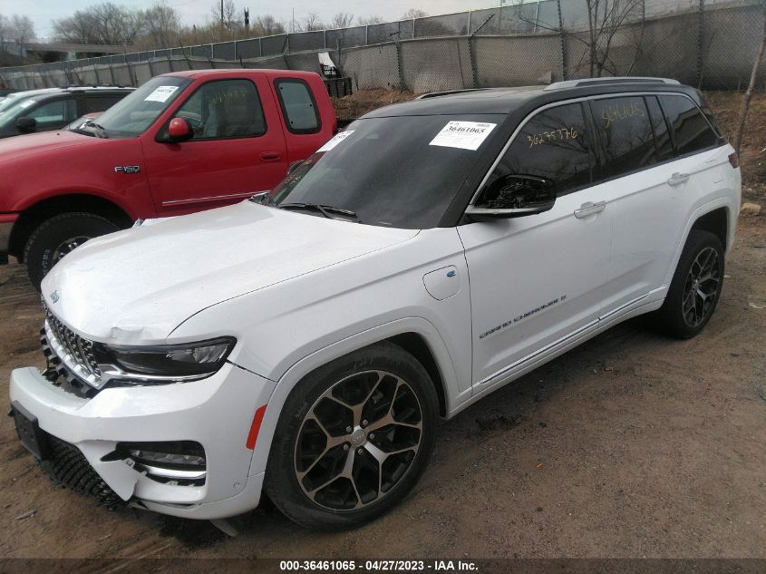 2022 JEEP GRAND CHEROKEE 4XE SUMMIT RESERVE 1C4RJYE68N8748388