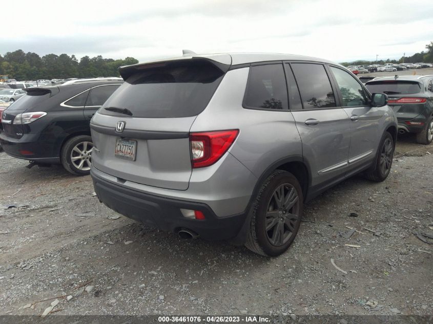 2021 HONDA PASSPORT EX-L - 5FNYF7H56MB002692
