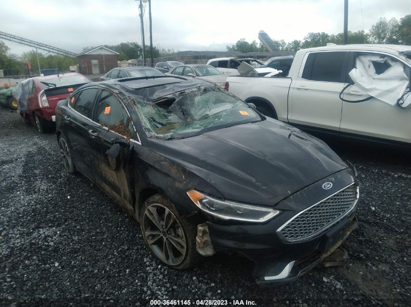 2019 FORD FUSION TITANIUM - 3FA6P0K9XKR253711