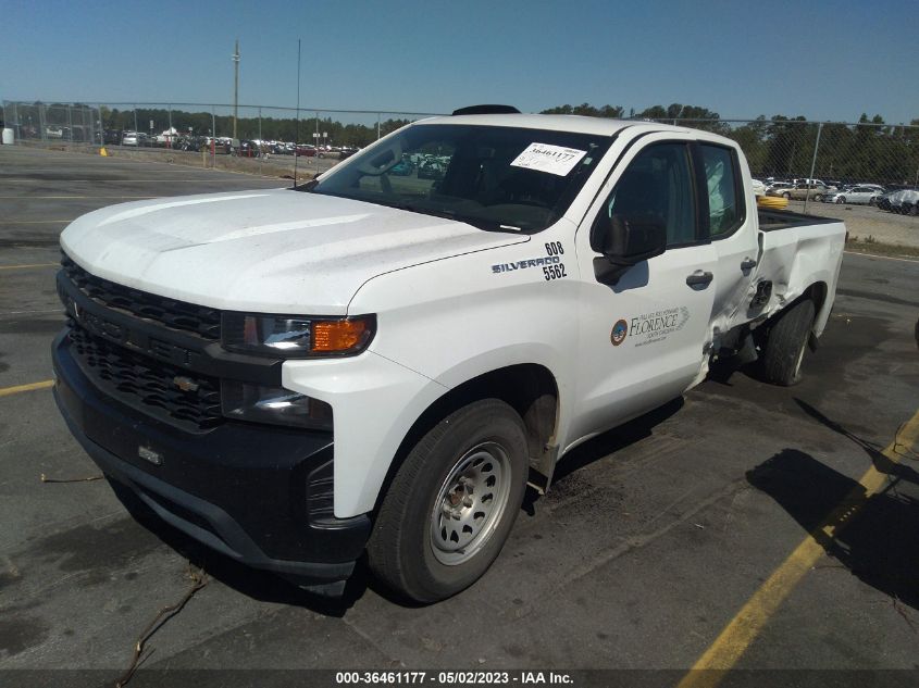 2019 CHEVROLET SILVERADO 1500 WORK TRUCK - 1GCRWAEH6KZ231333