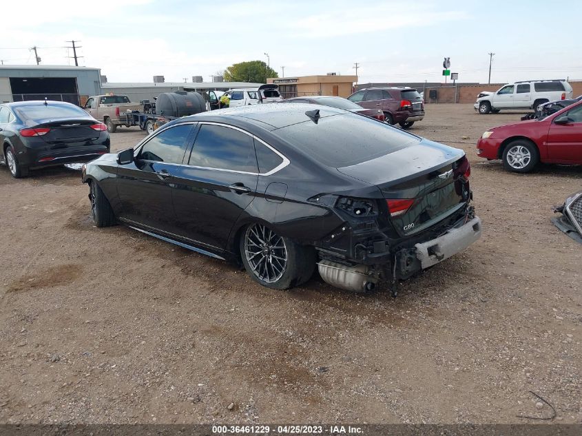 2020 GENESIS G80 3.8L - KMTFN4JE5LU337842