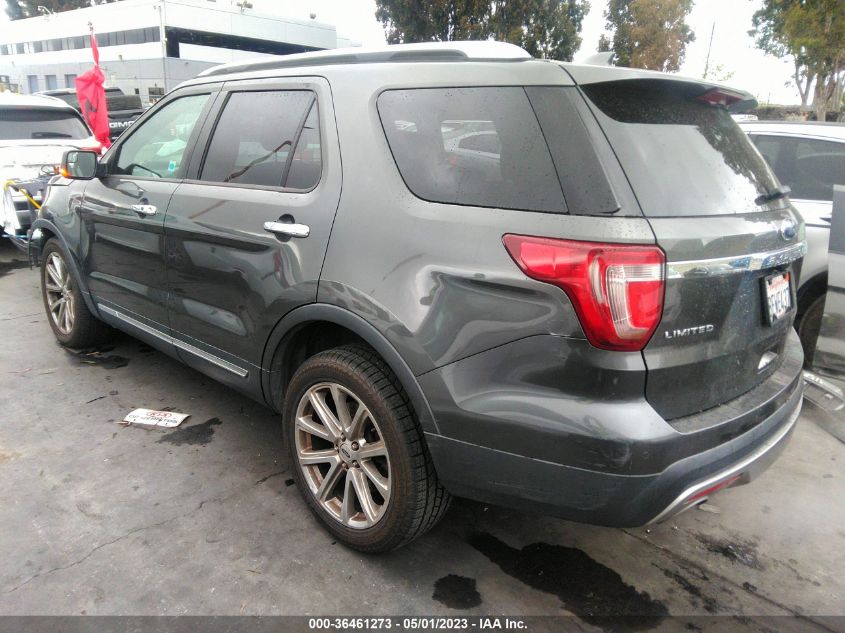 2017 FORD EXPLORER LIMITED - 1FM5K7F8XHGB81547