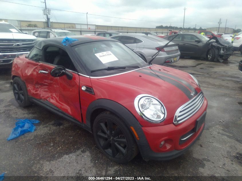 2013 MINI COOPER COUPE - WMWSX1C51DT623162