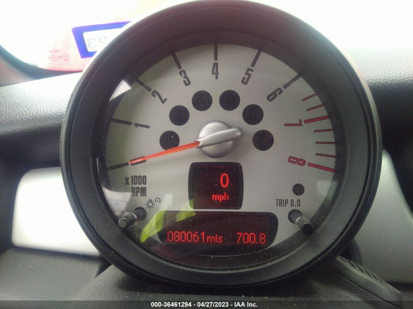 2013 MINI COOPER COUPE WMWSX1C51DT623162