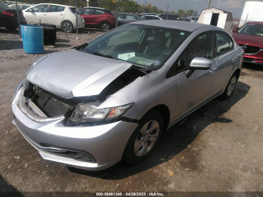 2015 HONDA CIVIC SEDAN LX - 19XFB2F56FE272054