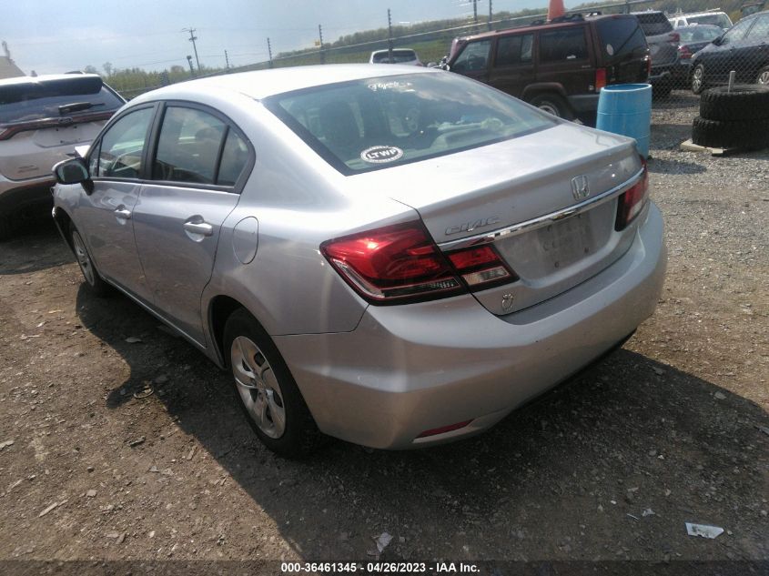 2015 HONDA CIVIC SEDAN LX - 19XFB2F56FE272054