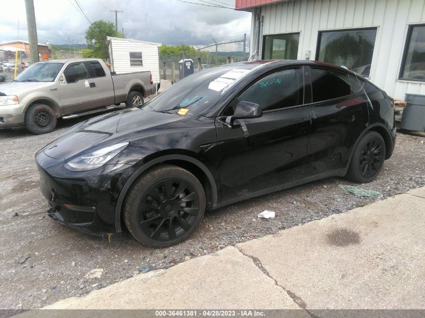 2022 TESLA MODEL Y LONG RANGE - 7SAYGDEE1NA007610