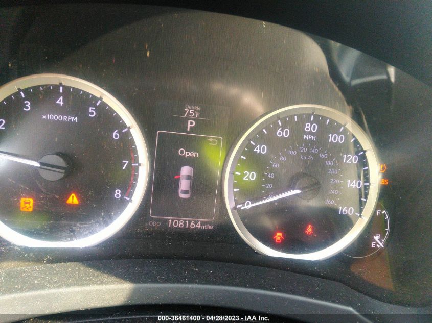2015 LEXUS IS 250 - JTHBF1D29F5051791