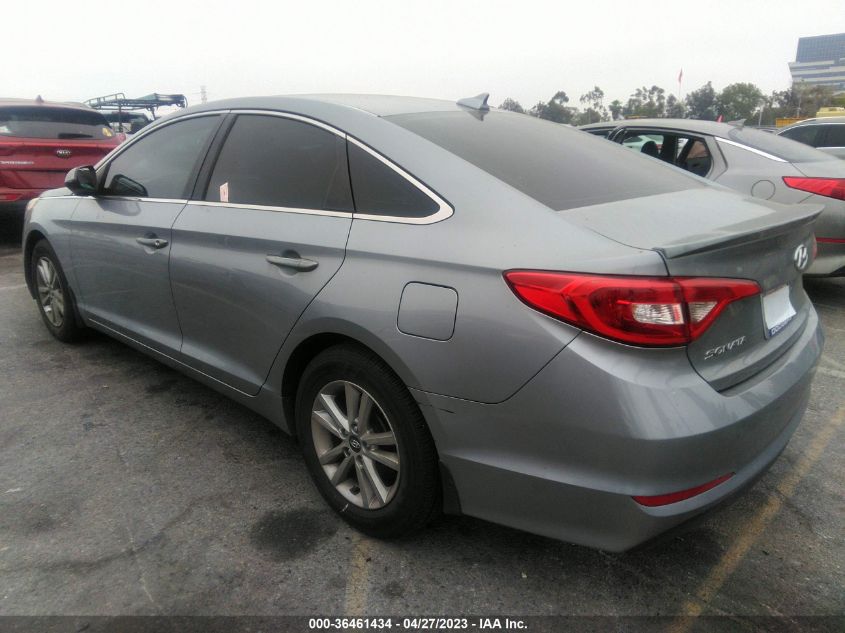 2015 HYUNDAI SONATA 2.4L SE - 5NPE24AF2FH206653
