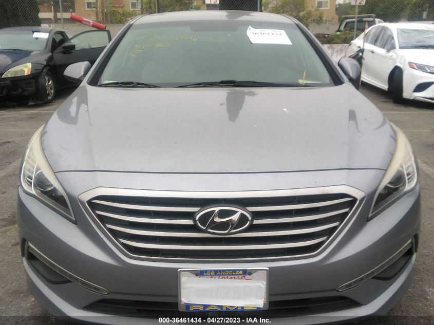 2015 HYUNDAI SONATA 2.4L SE - 5NPE24AF2FH206653