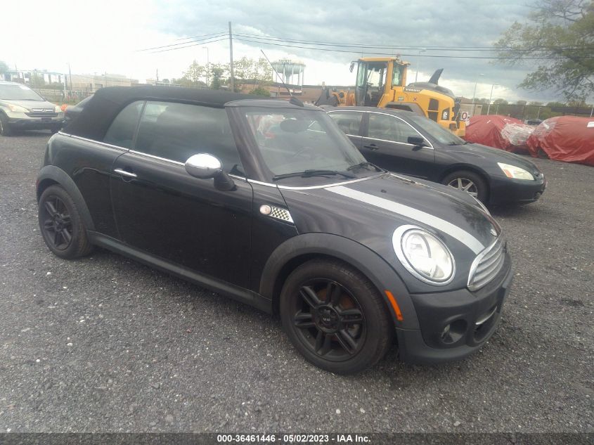 2014 MINI COOPER CONVERTIBLE - WMWZN3C51ET861319