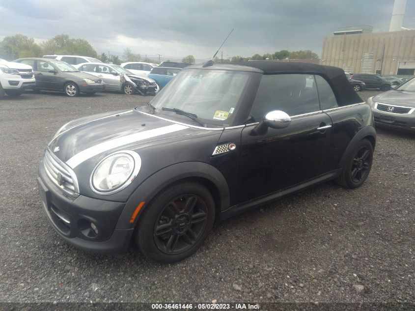 2014 MINI COOPER CONVERTIBLE WMWZN3C51ET861319