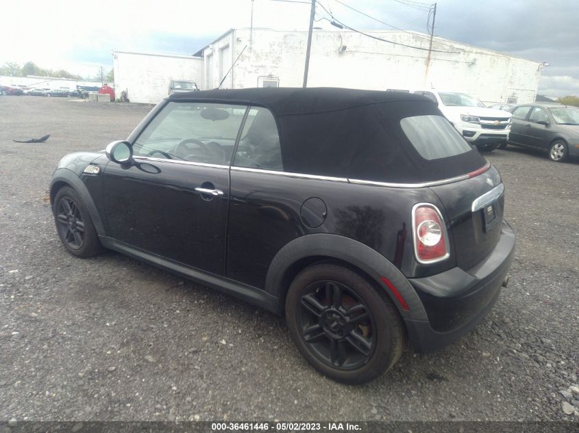 2014 MINI COOPER CONVERTIBLE WMWZN3C51ET861319
