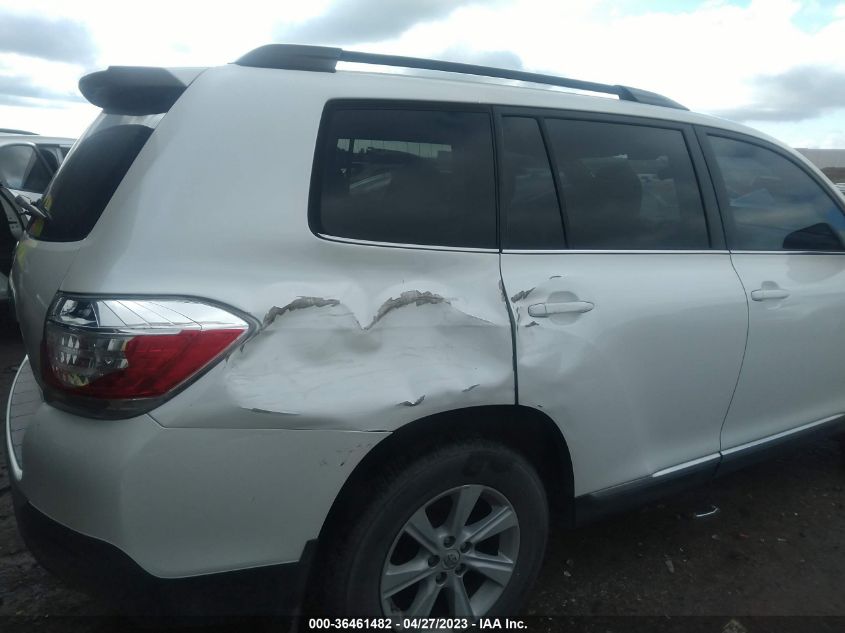 2013 TOYOTA HIGHLANDER - 5TDZA3EH0DS032017