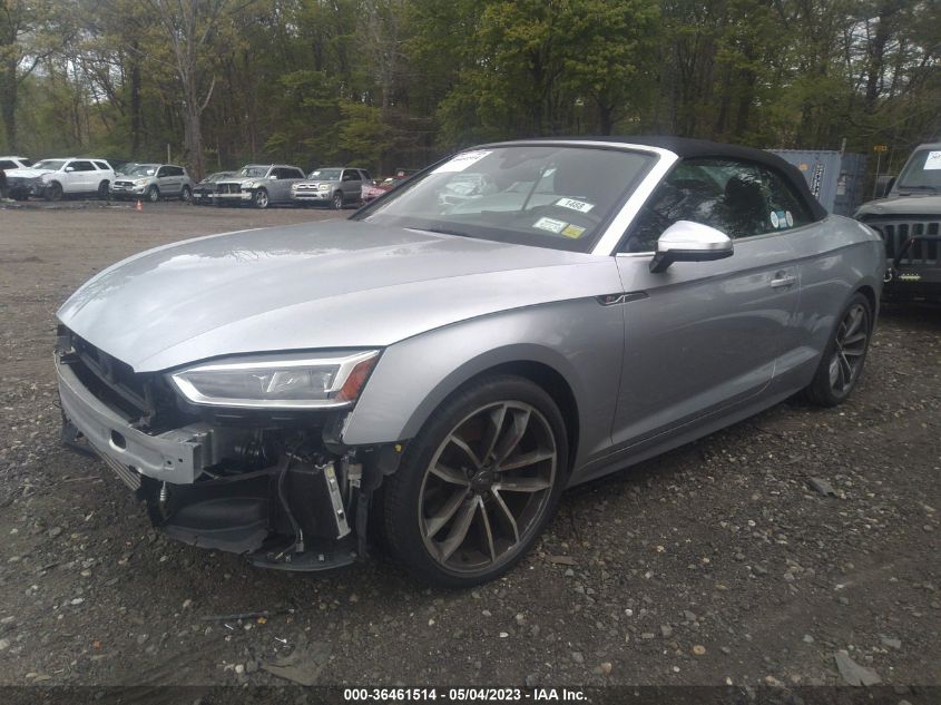 2018 AUDI S5 CABRIOLET PRESTIGE WAU24GF54JN012243