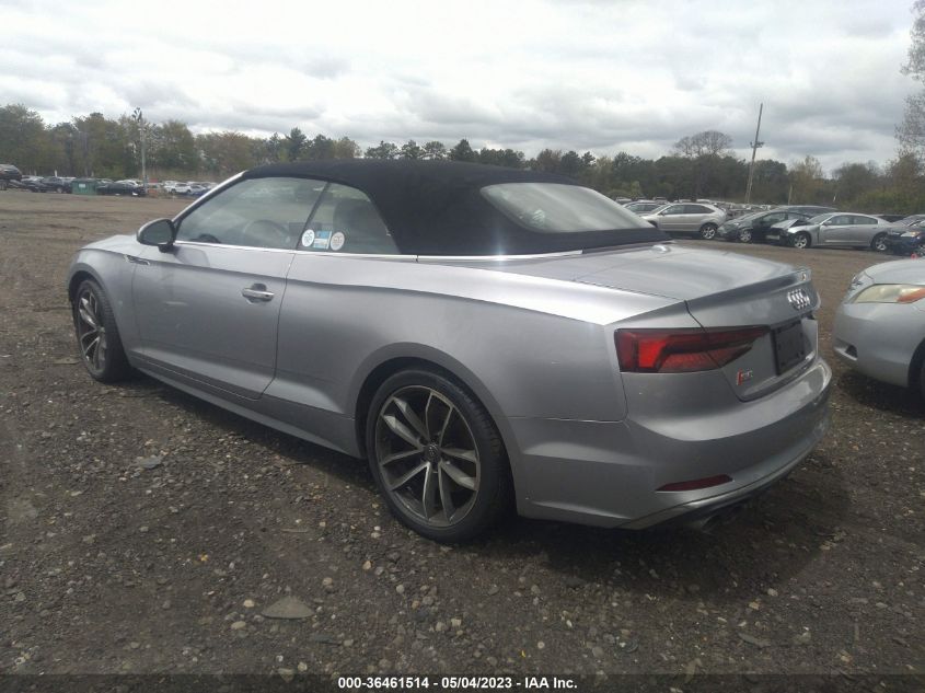 2018 AUDI S5 CABRIOLET PRESTIGE WAU24GF54JN012243