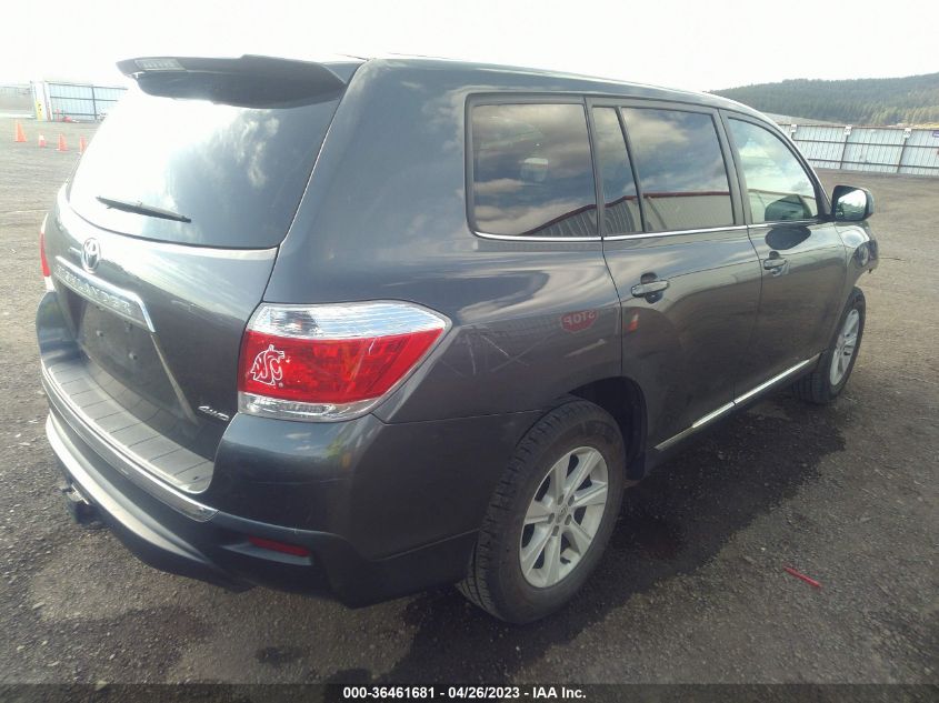 2013 TOYOTA HIGHLANDER - 5TDBK3EH6DS205067
