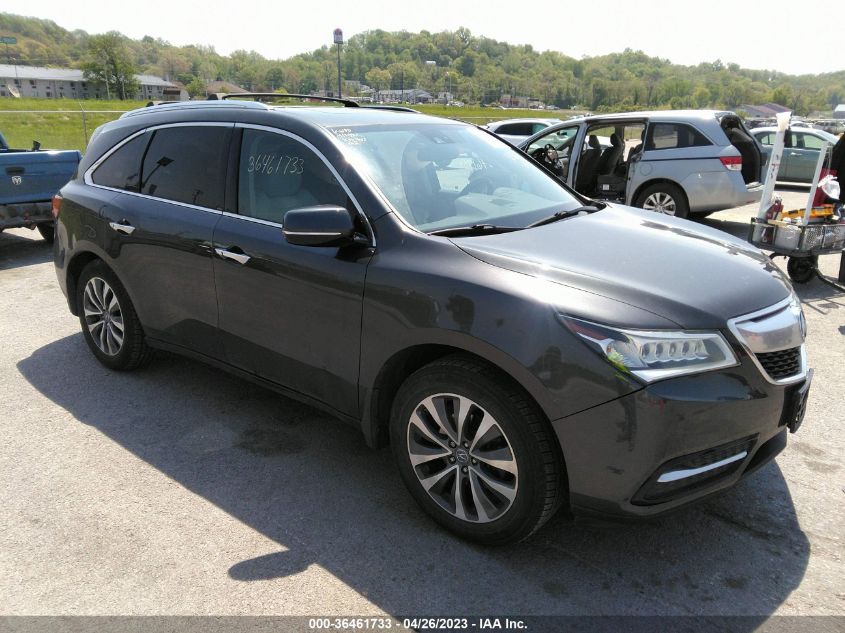 2015 ACURA MDX TECH/ENTERTAINMENT PKG - 5FRYD4H68FB008752