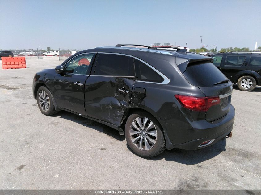 2015 ACURA MDX TECH/ENTERTAINMENT PKG - 5FRYD4H68FB008752