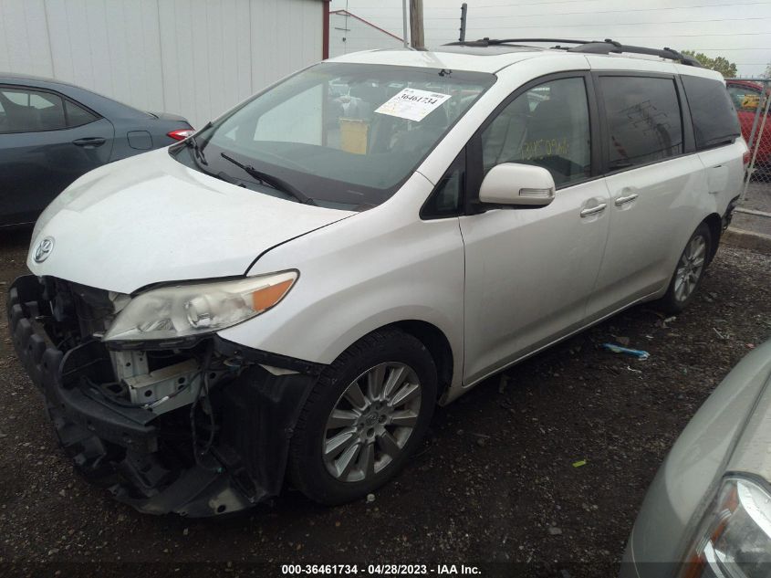 2013 TOYOTA SIENNA XLE/LTD - 5TDDK3DC6DS054990