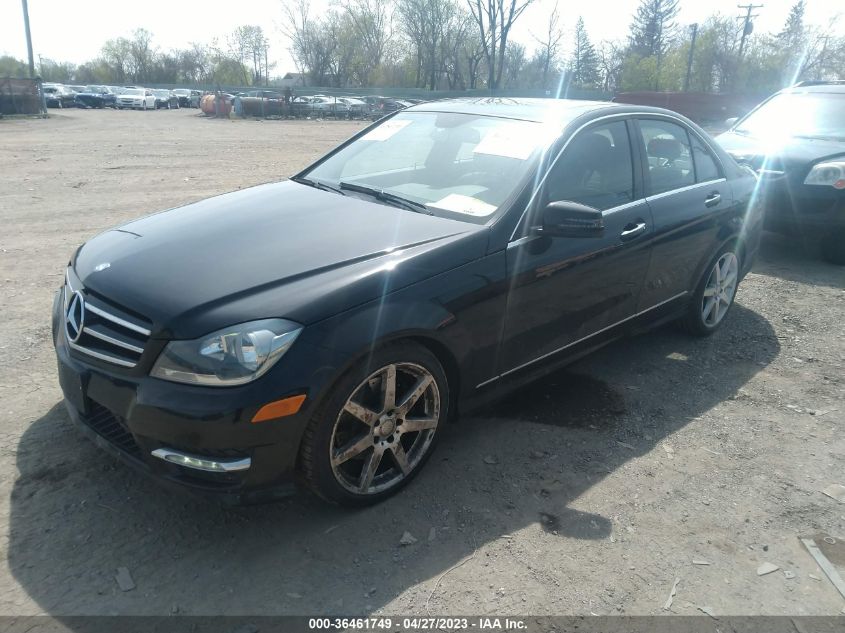 WDDGF8AB1EA946028 2014 MERCEDES-BENZ C-CLASS - Image 2