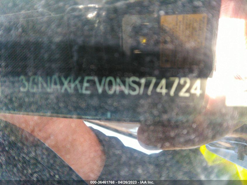 2022 CHEVROLET EQUINOX LT - 3GNAXKEV0NS174724