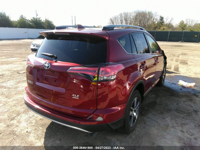 2018 TOYOTA RAV4 XLE - JTMRFREV6JD249136