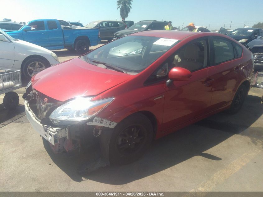 2014 TOYOTA PRIUS FOUR/FIVE/THREE/ONE/TWO - JTDKN3DU8E0379703