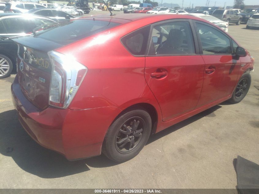 2014 TOYOTA PRIUS FOUR/FIVE/THREE/ONE/TWO - JTDKN3DU8E0379703