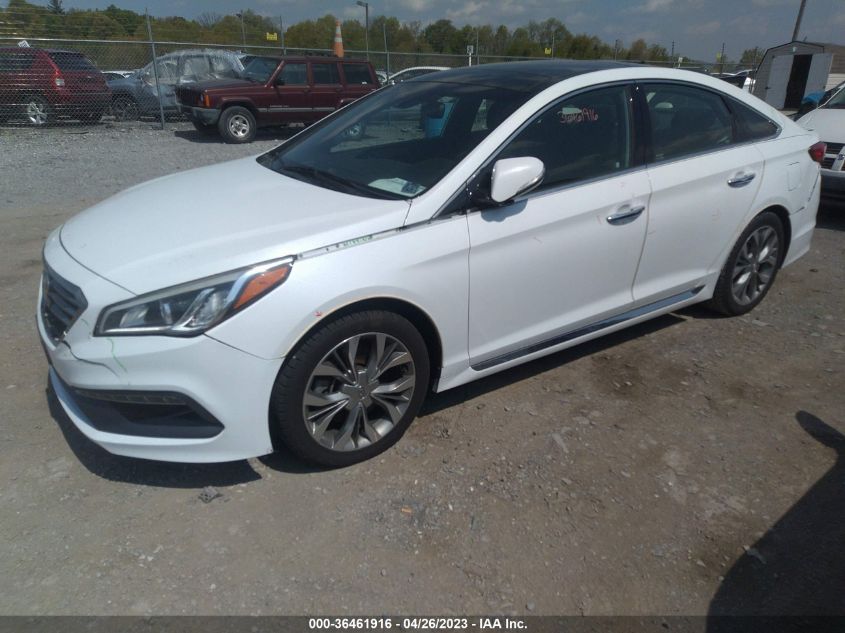 2015 HYUNDAI SONATA 2.0T LIMITED - 5NPE34AB6FH250486