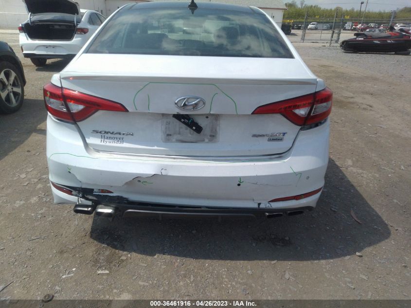 2015 HYUNDAI SONATA 2.0T LIMITED - 5NPE34AB6FH250486