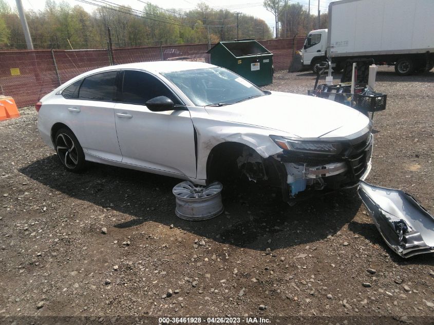 2022 HONDA ACCORD SEDAN SPORT - 1HGCV1F31NA009606