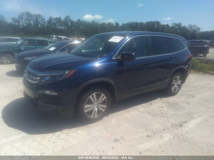 2017 HONDA PILOT EX - 5FNYF6H33HB055638