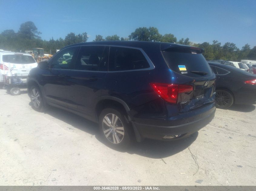 2017 HONDA PILOT EX - 5FNYF6H33HB055638