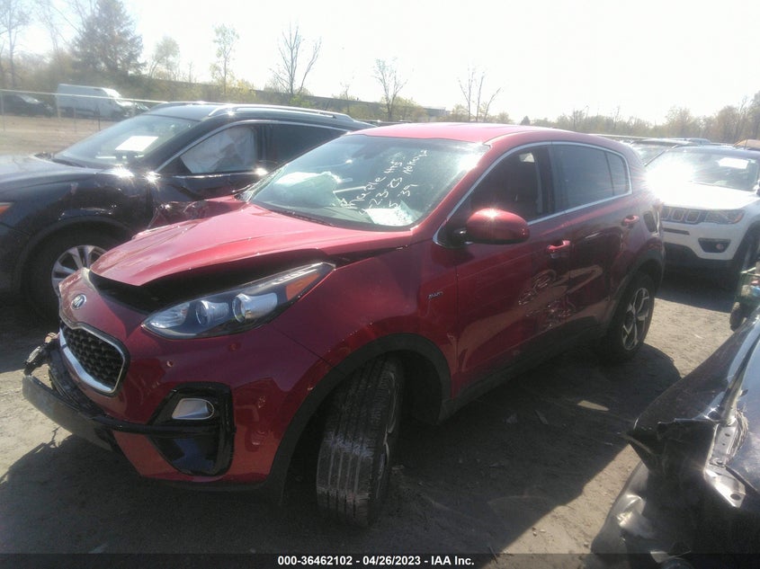 VIN KNDPMCAC5N7952228 2022 KIA SPORTAGE LX