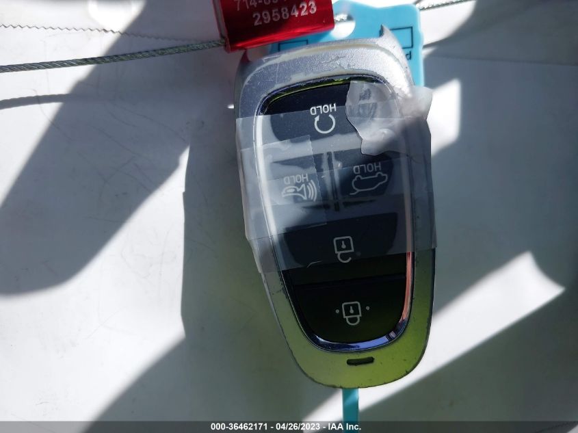 2022 HYUNDAI SANTA FE HYBRID BLUE - KM8S2DA12NU041050