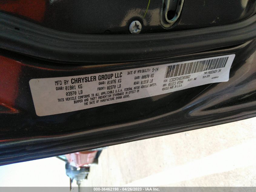 2014 DODGE DART AERO - 1C3CDFDH6ED859862