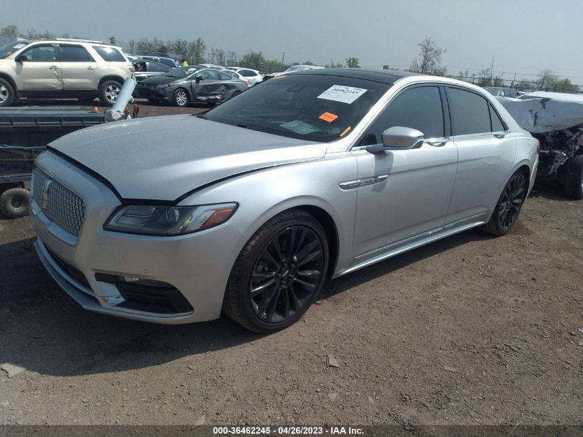 2018 LINCOLN CONTINENTAL SELECT 1LN6L9TK9J5614967