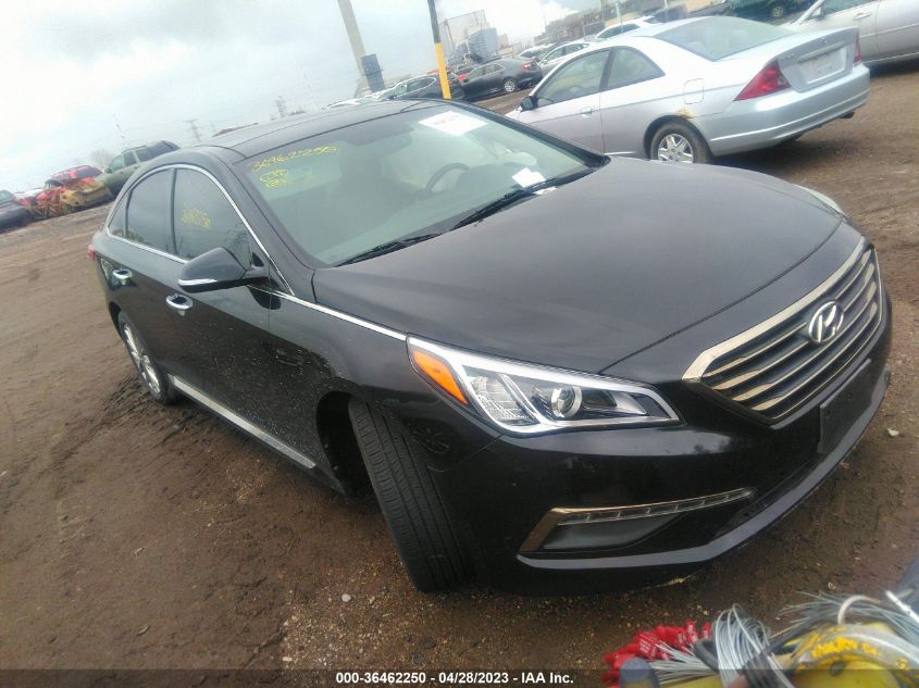 2015 HYUNDAI SONATA 2.4L LIMITED - 5NPE34AF5FH068748